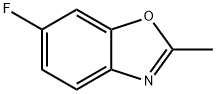 6-フルオロ-2-メチルベンゾオキサゾール 化学構造式