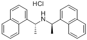 双[(R)-(-)-(1-萘乙基)胺]盐酸盐 结构式