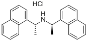 BIS((R)-(-)-1-(1-NAPHTHYL)ETHYL)AMINE Structure