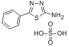 2-アミノ-5-フェニル-1,3,4-チアジアゾール硫酸塩 化学構造式