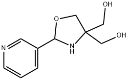 (4-HYDROXYMETHYL-2-PYRIDIN-3-YL-OXAZOLIDIN-4-YL)-METHANOL Struktur