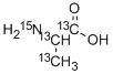 L-ALANINE (U-13C3; 15N) Struktur
