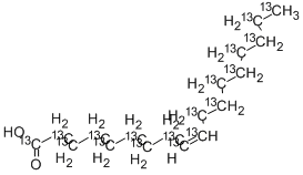 OLEIC-13C18 ACID  99 ATOM % 13C Structure