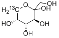 D-[6-13C]FRUCTOSE Structure