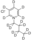 1-BUTYLPYRIDINIUM-D14 CHLORIDE Struktur