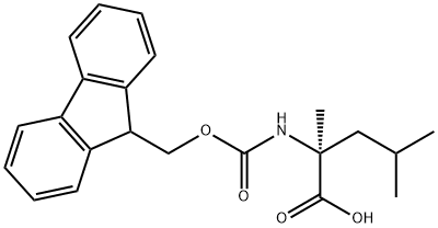 FMOC-ALPHA-ME-LEU-OH Structure