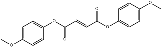 Fumaric acid bis(p-methoxyphenyl) ester 结构式
