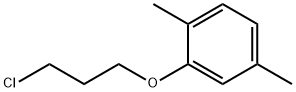 1-氯-3-(2,5-二甲基苯氧基)丙烷 结构式