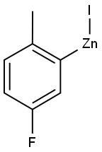 5-氟-2-甲基苯基碘化锌, 312693-09-7, 结构式