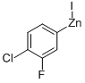 4-氯-3-氟苯基碘化锌 溶液, 312693-42-8, 结构式