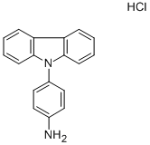 4-(9H-カルバゾール-9-イル)アニリン塩酸塩 化学構造式