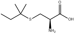 D-S-叔戊基半胱氨酸, 312746-71-7, 结构式
