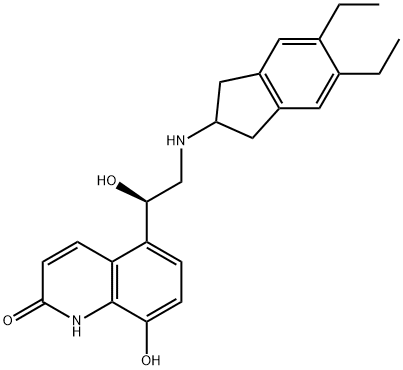 茚达特罗 结构式