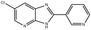 1H-IMIDAZO[4,5-B]PYRIDINE, 6-CHLORO-2-(3-PYRIDINYL)- Structure
