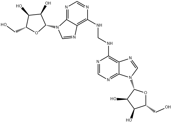 N,N'-methylenebis(adenosine diphosphate),3128-30-1,结构式
