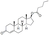 17beta-hydroxyandrost-4-en-3-one valerate Structure