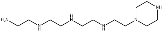 1-[2-[[2-[[2-[(2-aminoethyl) amino]ethyl]amino] ethyl] amino]ethyl]-Piperazine Struktur