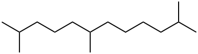 2,6,11-トリメチルドデカン 化学構造式