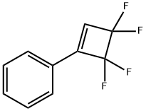(3,3,4,4-TETRAFLUORO-CYCLOBUT-1-ENYL)-BENZENE 结构式