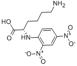 (S)-6-AMINO-2-(2,4-DINITRO-PHENYLAMINO)-HEXANOIC ACID 化学構造式