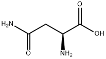 DL-天冬酰胺一水物 结构式
