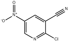 2-CHLORO-5-NITRONICOTINONITRILE Struktur