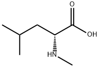 D-leucine, N-Methyl- Structure