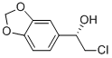 (S)-(+)-2-CHLORO-1-(3,4-METHYLENEDIOXYPHENYL)ETHANOL Structure
