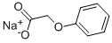 Phenoxyacetic acid sodium salt Structure