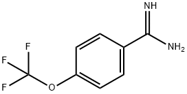4-三氟甲氧基苯甲脒, 313240-72-1, 结构式