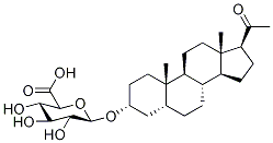 PREGNANOLONE 3-Β-D-GLUCURONIDE 结构式