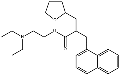 ナフチドロフリル 化学構造式