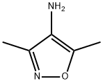 3,5-ジメチルイソオキサゾール-4-アミン 化学構造式
