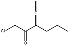2-Hexanone,  1-chloro-3-vinylidene-  (8CI) 结构式