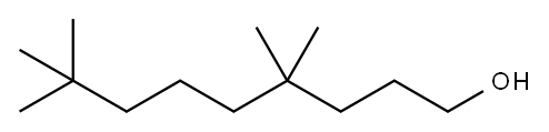 4,4,8,8-Tetramethyl-1-nonanol Struktur