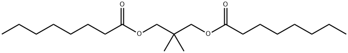 ジオクタン酸2,2-ジメチル-1,3-プロパンジイル 化学構造式