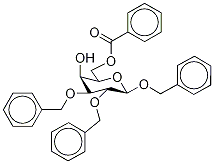 Benzyl 2,3-Di-O-benzyl-6-O-benzoyl-β-D-galactopyranoside Structure