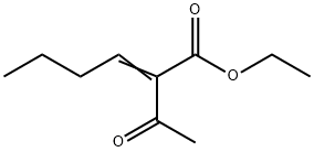 ethyl (Z)-2-acetylhex-2-enoate 结构式