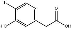 4-Fluoro-3-hydroxyphenylacetic acid Structure
