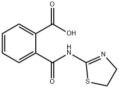 Benzoic acid, 2-[[(4,5-dihydro-2-thiazolyl)amino]carbonyl]- (9CI) Struktur