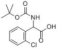 TERT-BUTOXYCARBONYLAMINO-(2-CHLORO-PHENYL)-ACETIC ACID Structure