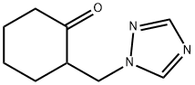2-(1H-1,2,4-トリアゾール-1-イルメチル)シクロヘキサノン 化学構造式