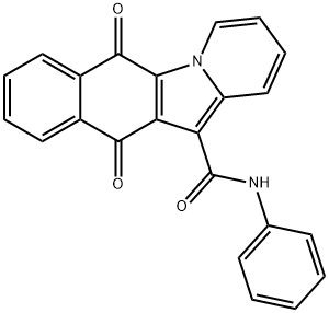 6,11-dihydro-6,11-dioxo-N-phenylbenzo[f]pyrido[1,2-a]indole-12-carboxamide Structure