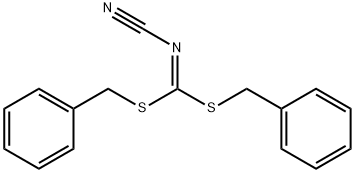 DIBENZYL CYANOCARBONIMIDODITHIOATE Structure