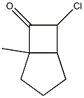 Bicyclo[3.2.0]heptan-6-one,  7-chloro-5-methyl-,  endo-  (8CI) 结构式