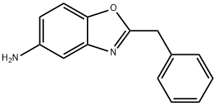 2-ベンジルベンゾオキサゾール-5-アミン 化学構造式