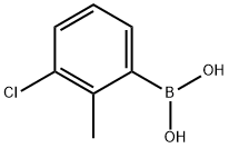 3-CHLORO-2-METHYLPHENYLBORONIC ACID Struktur