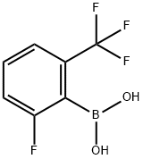 2-FLUORO-6-(TRIFLUOROMETHYL)PHENYLBORON& Struktur