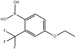 4-ETHOXY-2-(TRIFLUOROMETHYL)BENZENEBORONIC ACID Structure