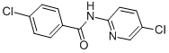 BENZAMIDE, 4-CHLORO-N-(5-CHLORO-2-PYRIDINYL)- Structure